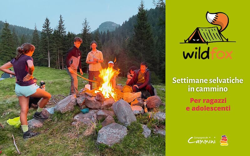 Settimane selvatiche in cammino per ragazzi e adolescenti