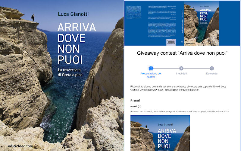 Giveaway “Arriva dove non puoi” contest